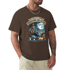 T-shirt de Homem Algodão — Estampado Frente e Costas