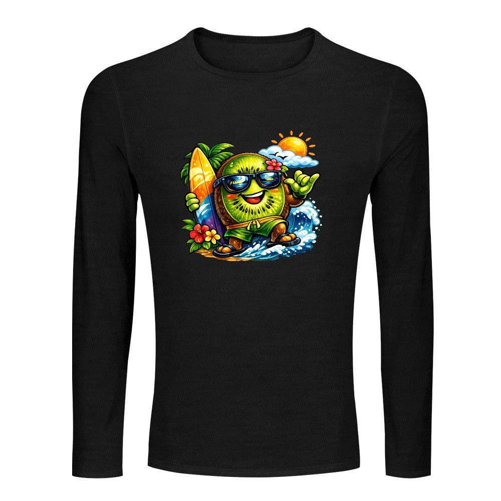 T-shirt de Homem Manga Comprida — Algodão Puro (Modelo 2)
