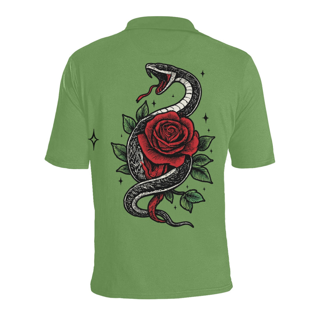 Polo Estampado Integral — Estilo Casual