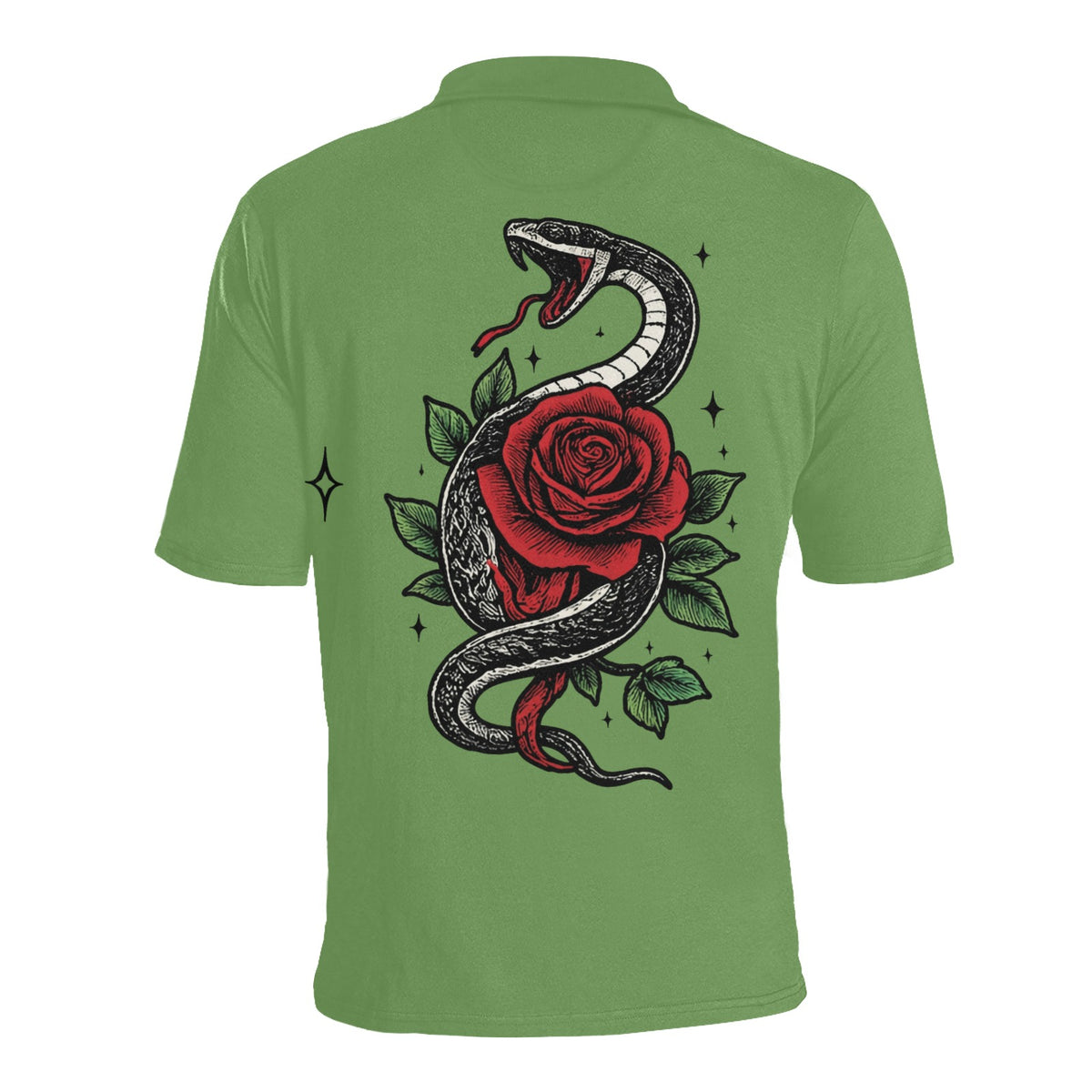 Polo Estampado Integral — Estilo Casual