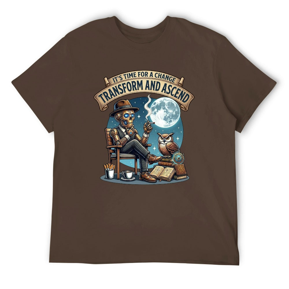 T-shirt de Homem Algodão — Estampado Frente e Costas