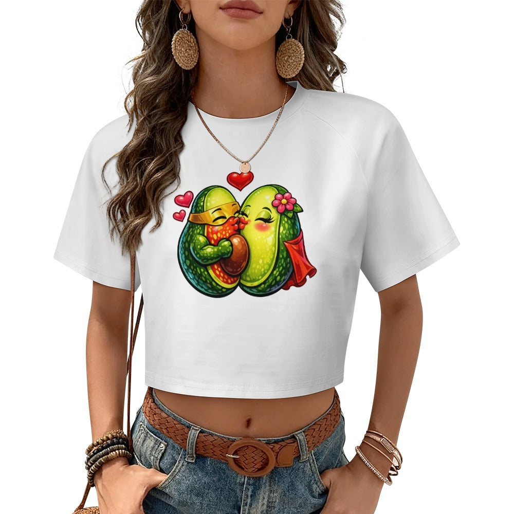 T-shirt Crop Top — Estilo Verão