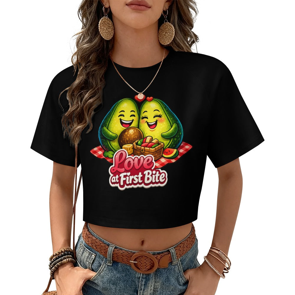 T-shirt Crop Top — Estilo Verão (Modelo 2)