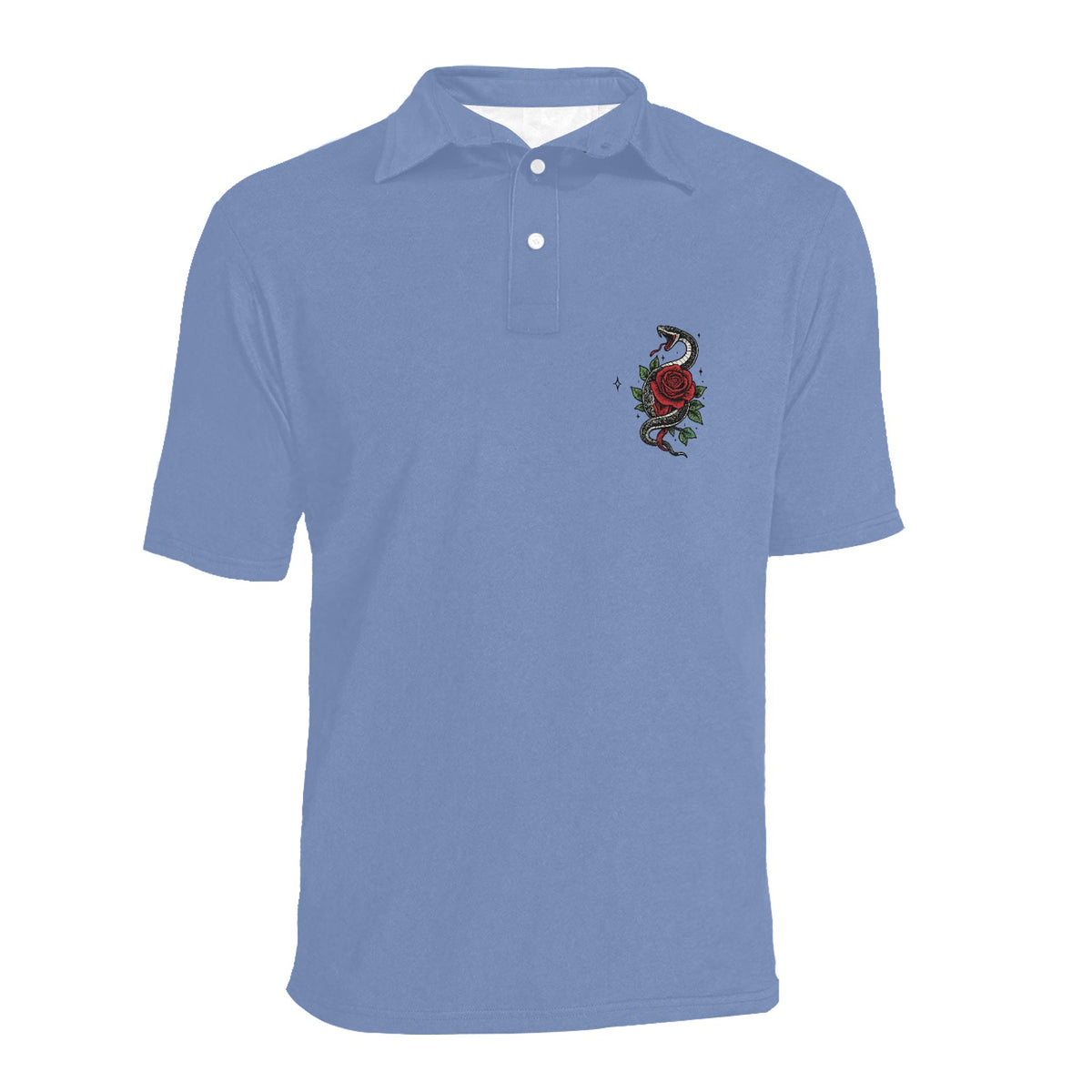 Polo Estampado Integral — Estilo Casual