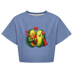 T-shirt Crop Top — Estilo Verão