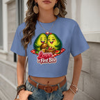 T-shirt Crop Top — Estilo Verão (Modelo 2)