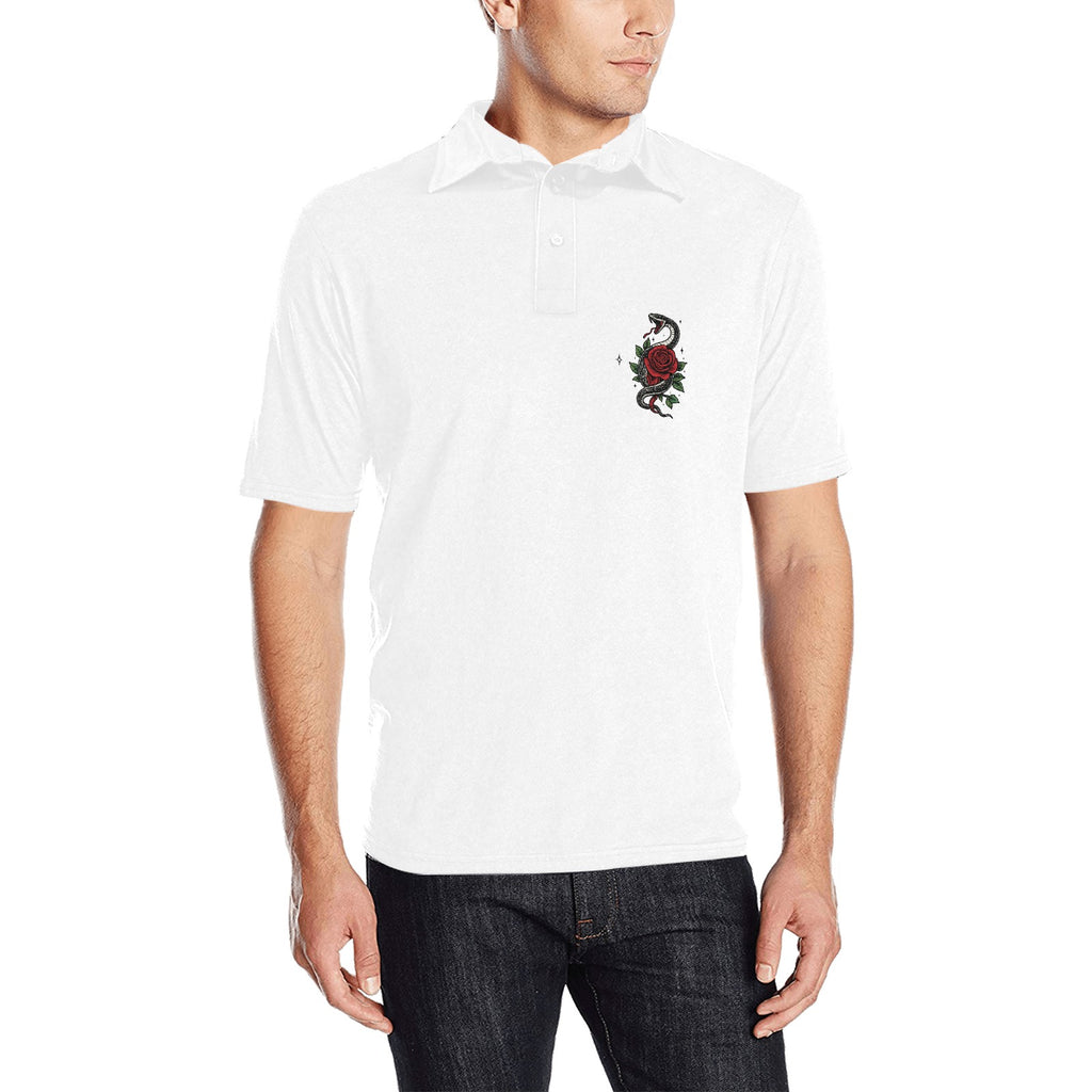 Polo Estampado Integral — Estilo Casual