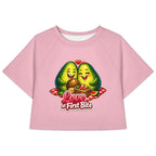 T-shirt Crop Top — Estilo Verão (Modelo 2)