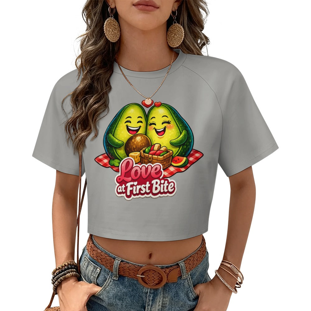 T-shirt Crop Top — Estilo Verão (Modelo 2)