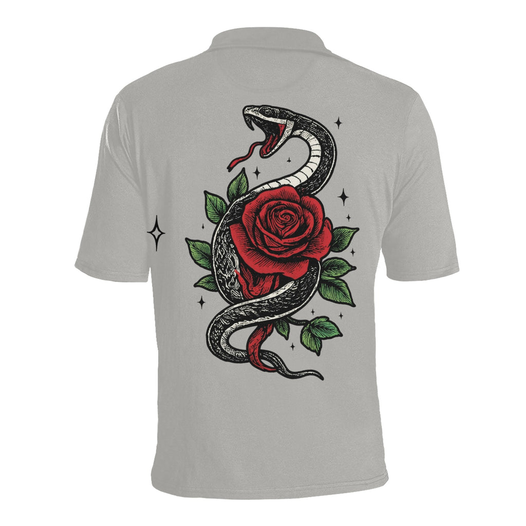 Polo Estampado Integral — Estilo Casual