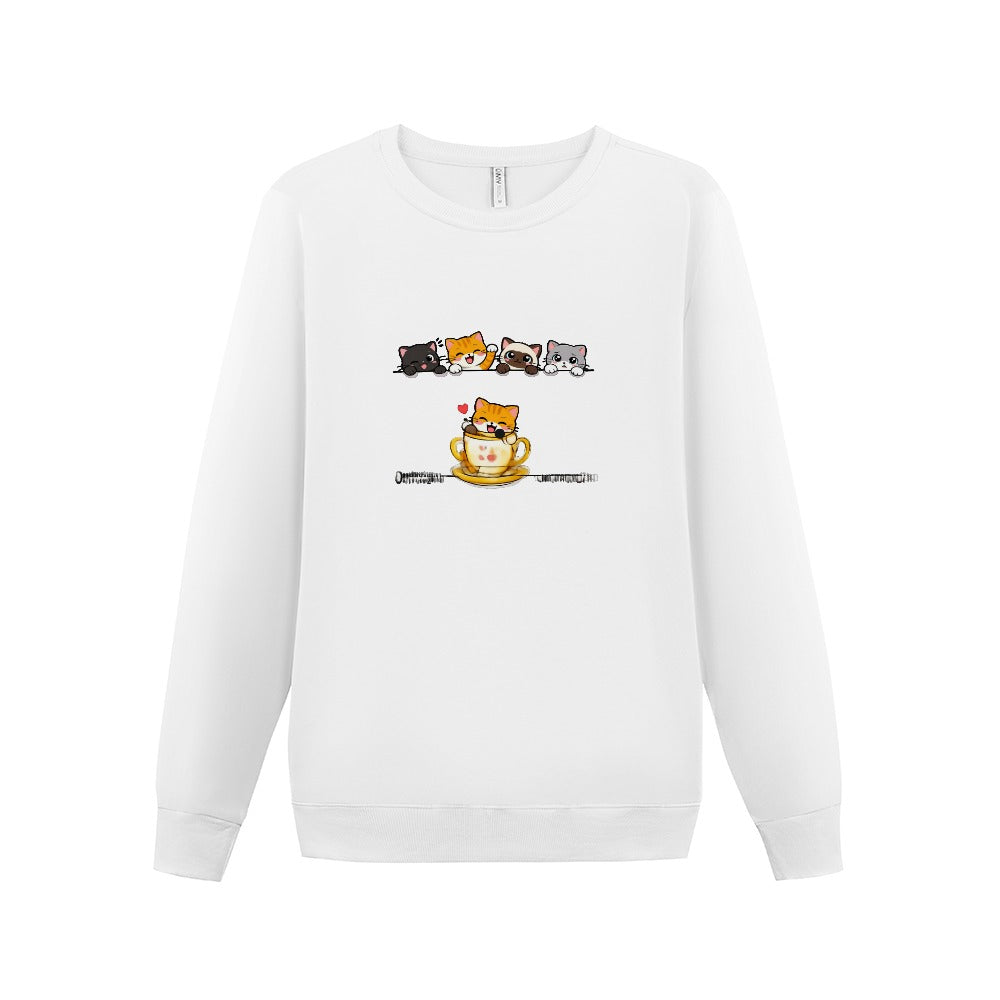 T-shirt Manga Comprida em Algodão — Corte Solto
