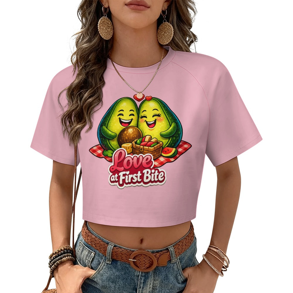 T-shirt Crop Top — Estilo Verão (Modelo 2)